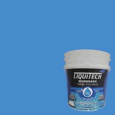 Pintura para piscinas membrana 3en1 10l azul caribe