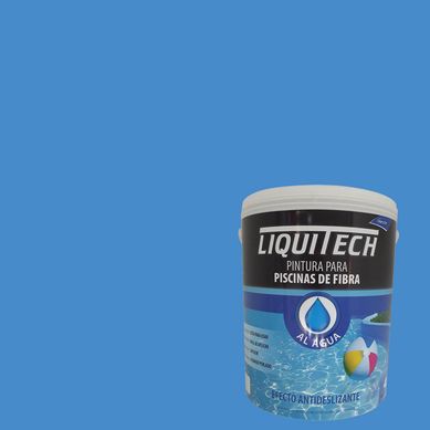 Pintura para piscinas de fibra 4l celeste aruba