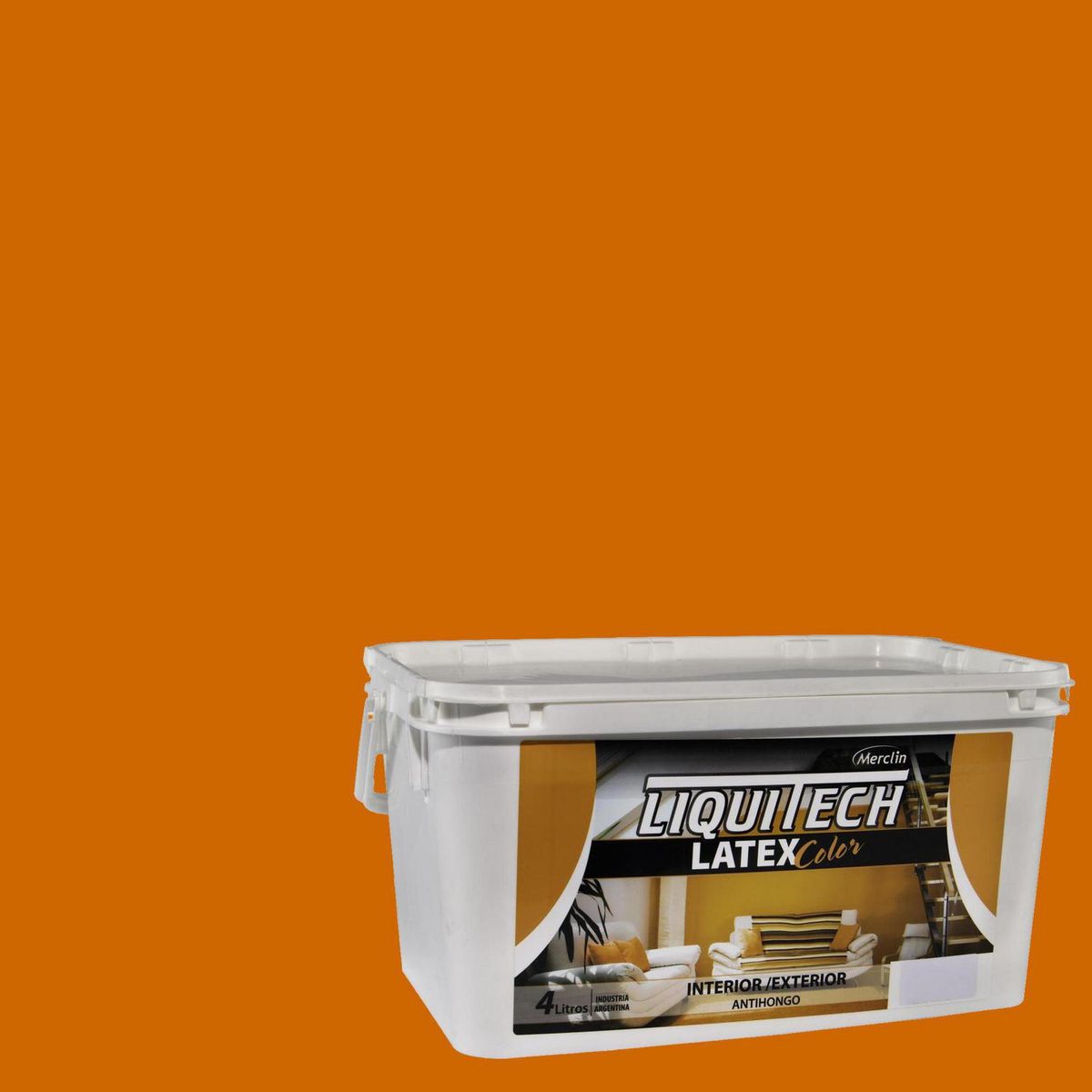  - Pintura Acrílica Mate 4 l Rojo Teja