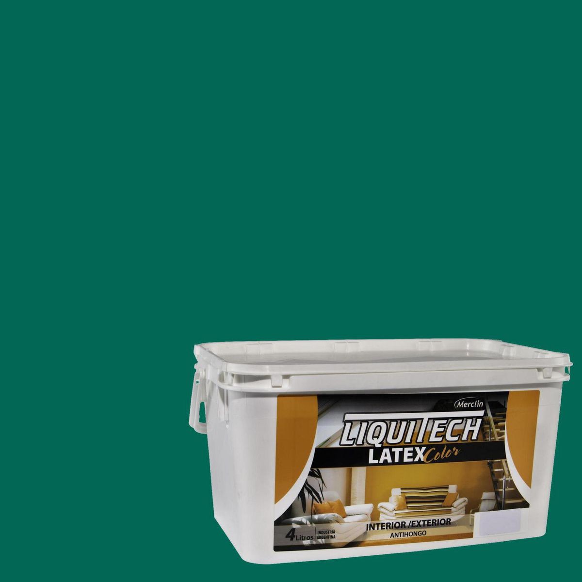  - Pintura Acrílica Mate 4 l Verde Foresta