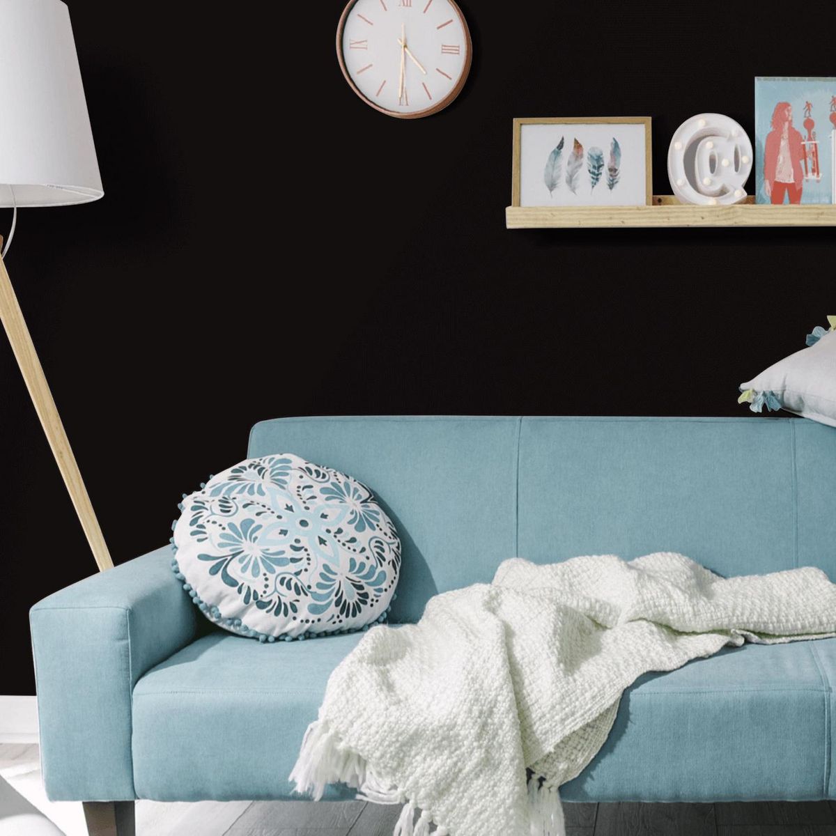  - Pintura Acrílica Mate 1 l Negro Negro