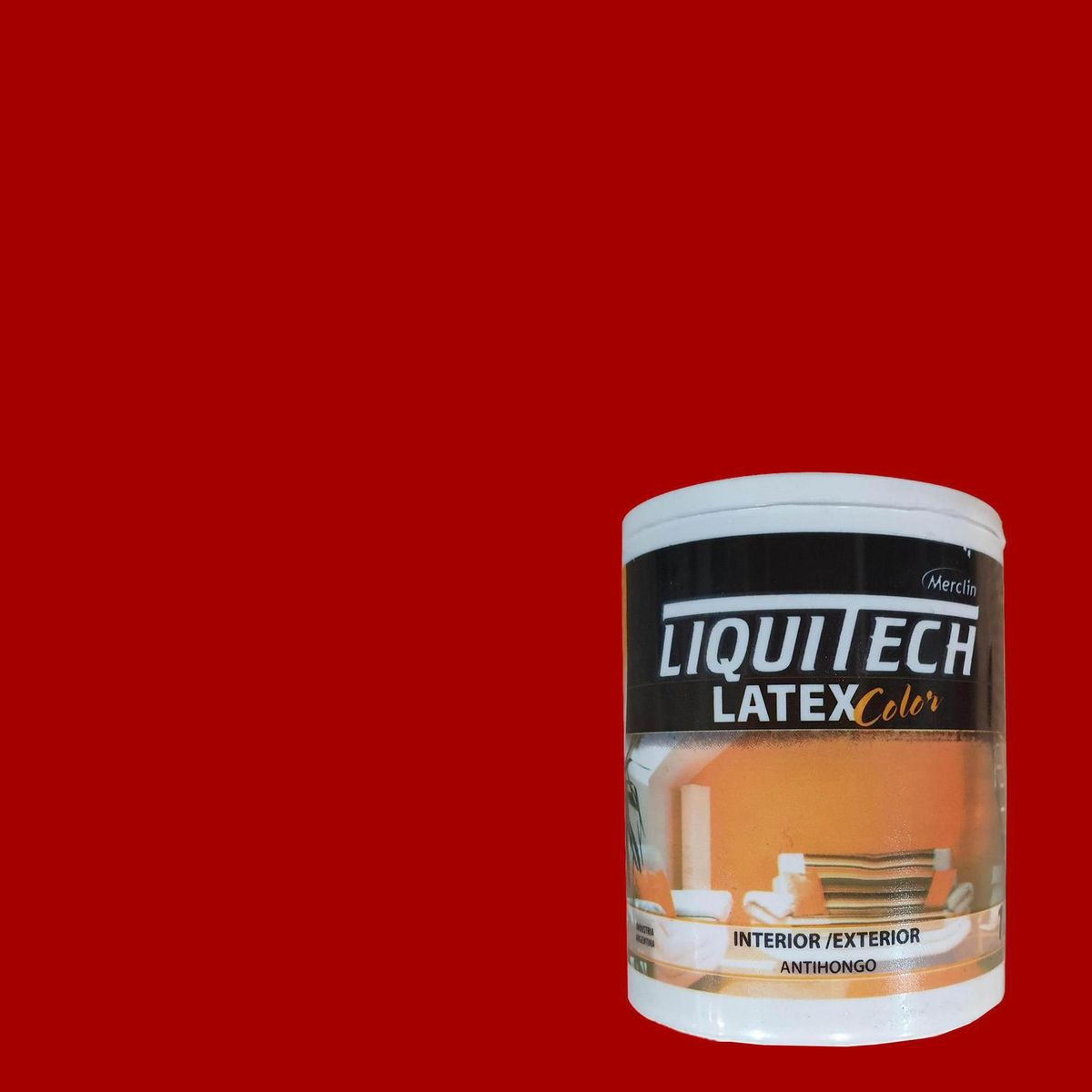  - Pintura Acrílica Mate 1 l Rojo Borgoña