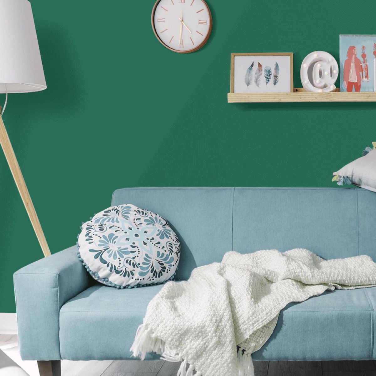  - Pintura Acrílica Mate 1 l Verde Foresta