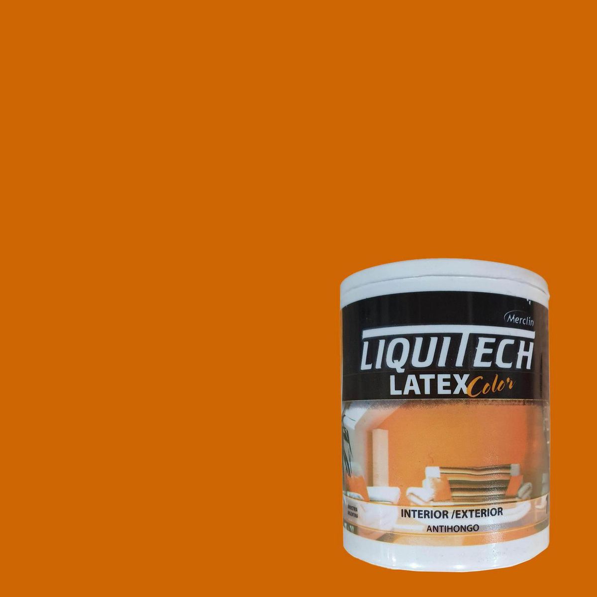 Pintura Acrílica Mate 1 l Rojo Teja, marca  - Foto Principal