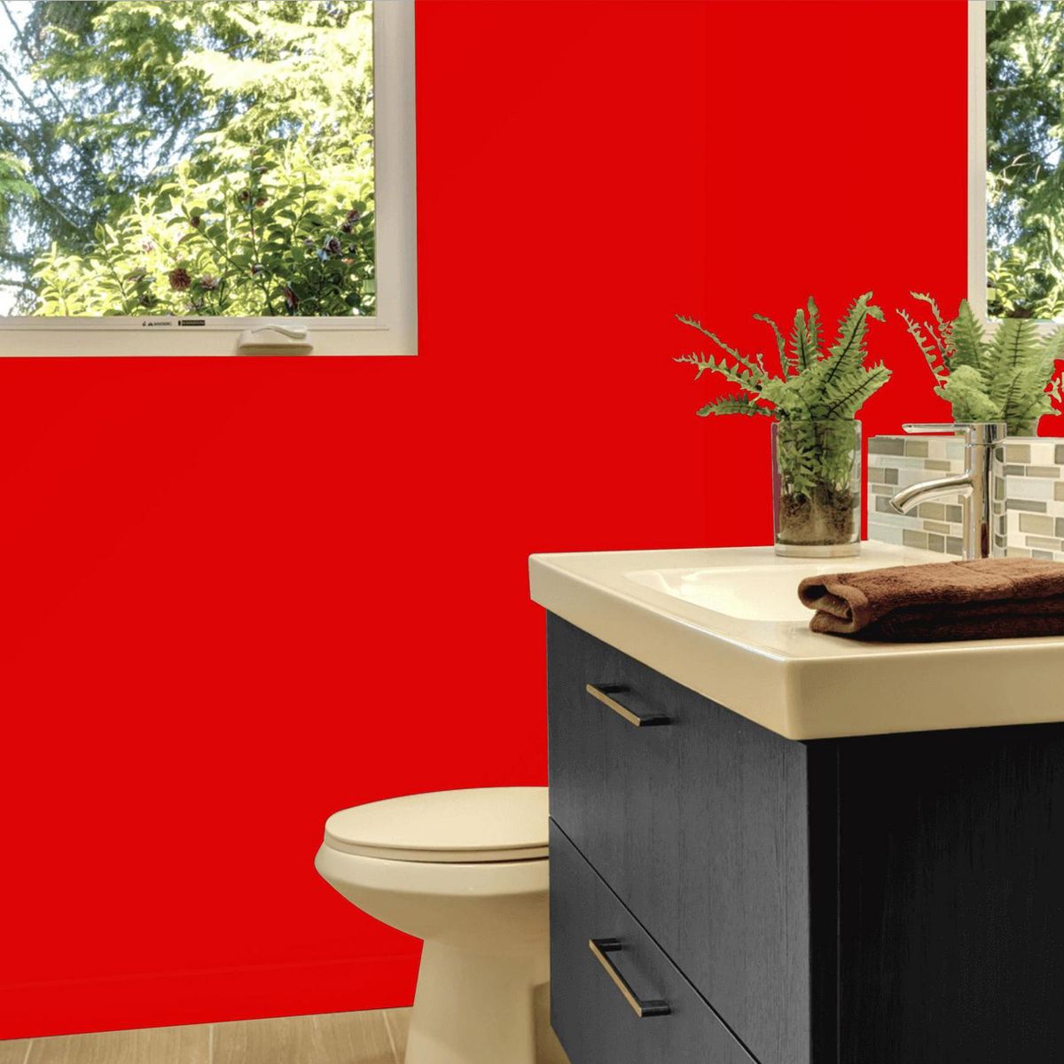  - Pintura Acrílica Mate 4 l Rojo Bermellón