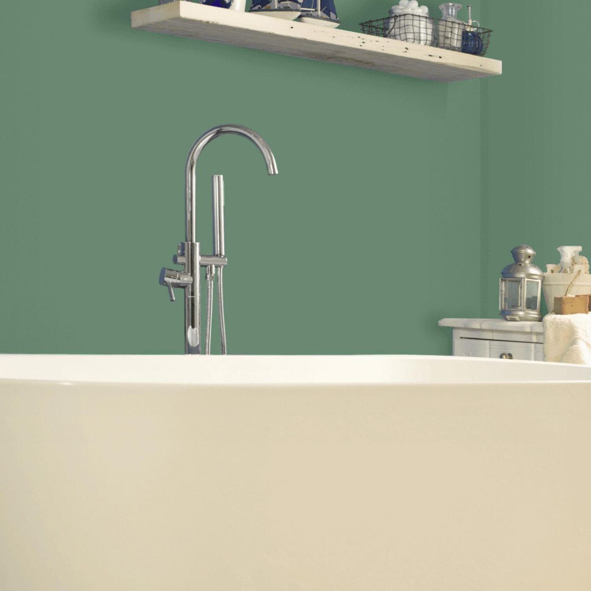  - Pintura Acrílica Mate 1 l Gris Cemento