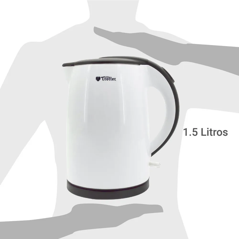 Albin Trotter AT-MD Dampf 1 1.5 L Blanco, foto 7