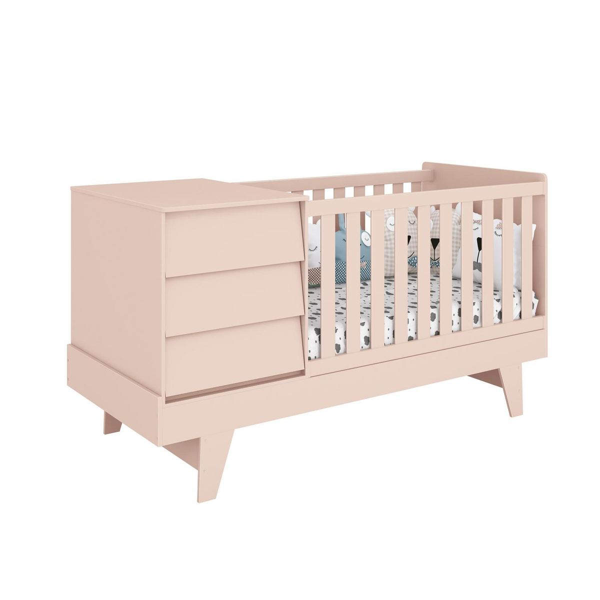 KIDSCOOL - Cuna Bebé Noah Rosado