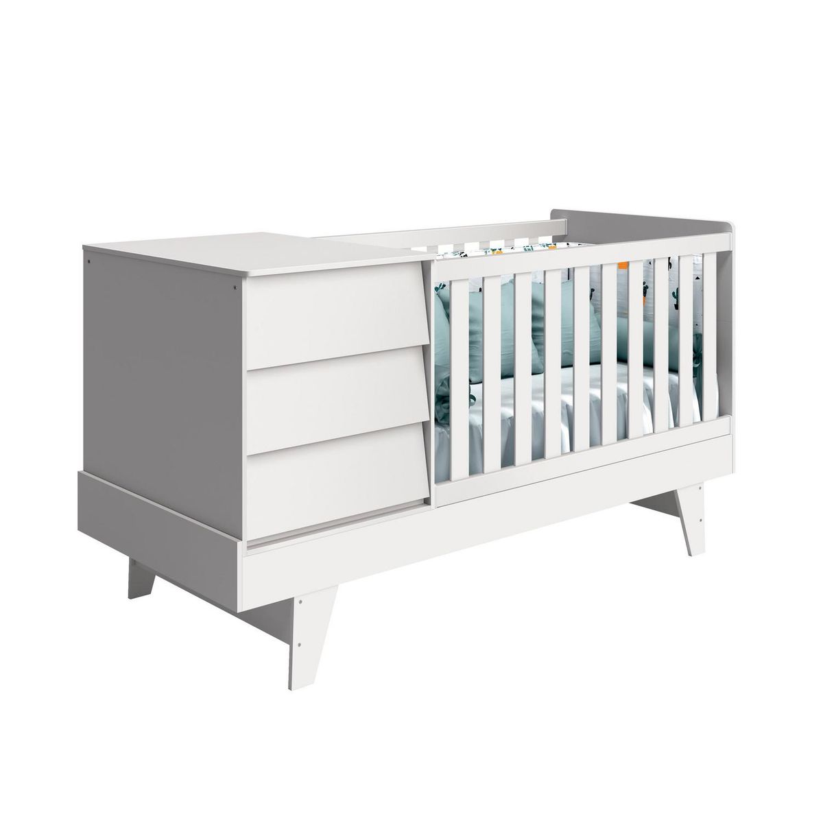 KIDSCOOL - Cuna Bebé Noah Blanco