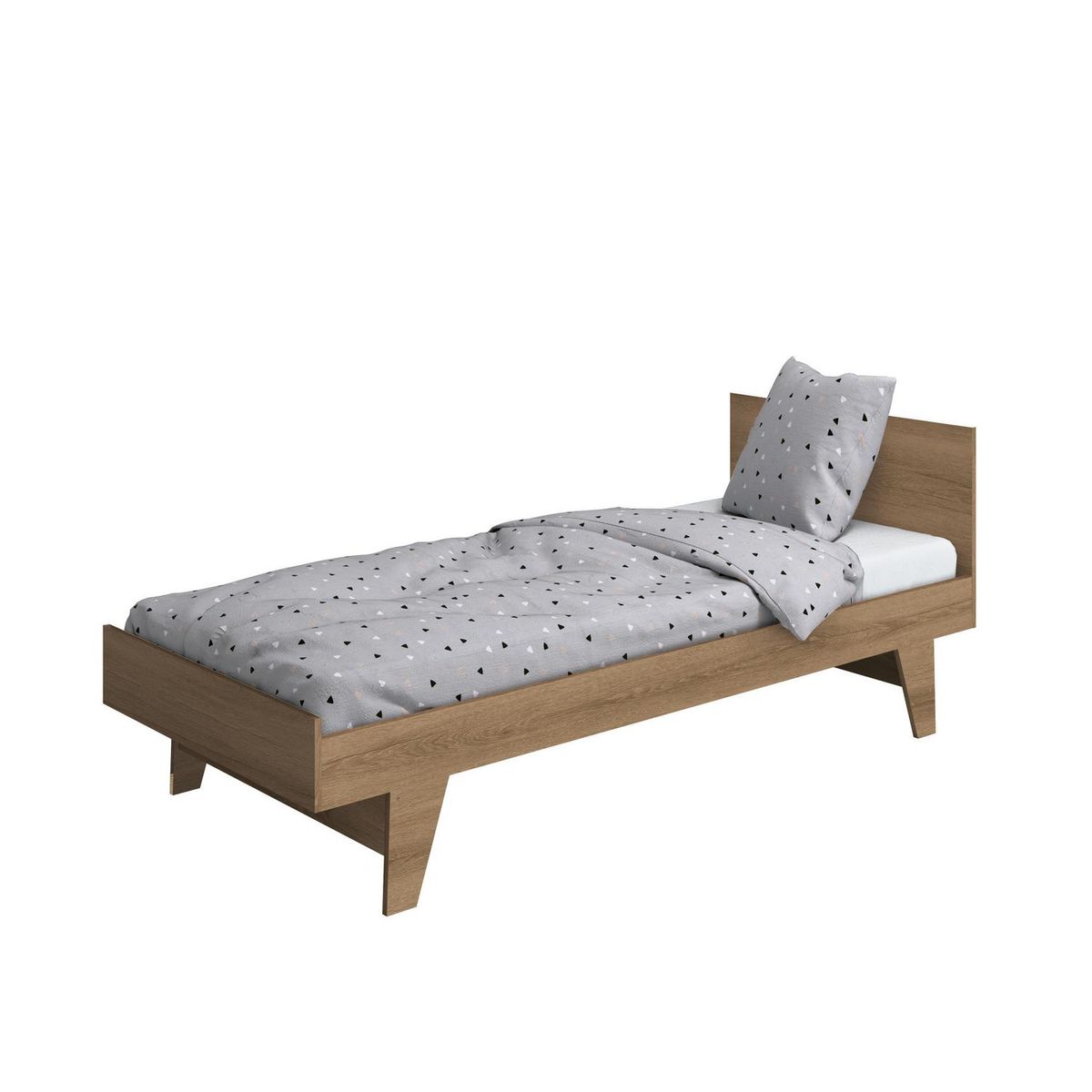 KIDSCOOL - Cuna Blanco/caramelo