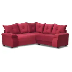 INNOVAMUEBLES - Sofá Seccional 5 cuerpos Fortaleza 210x75x203 cm Burdeo