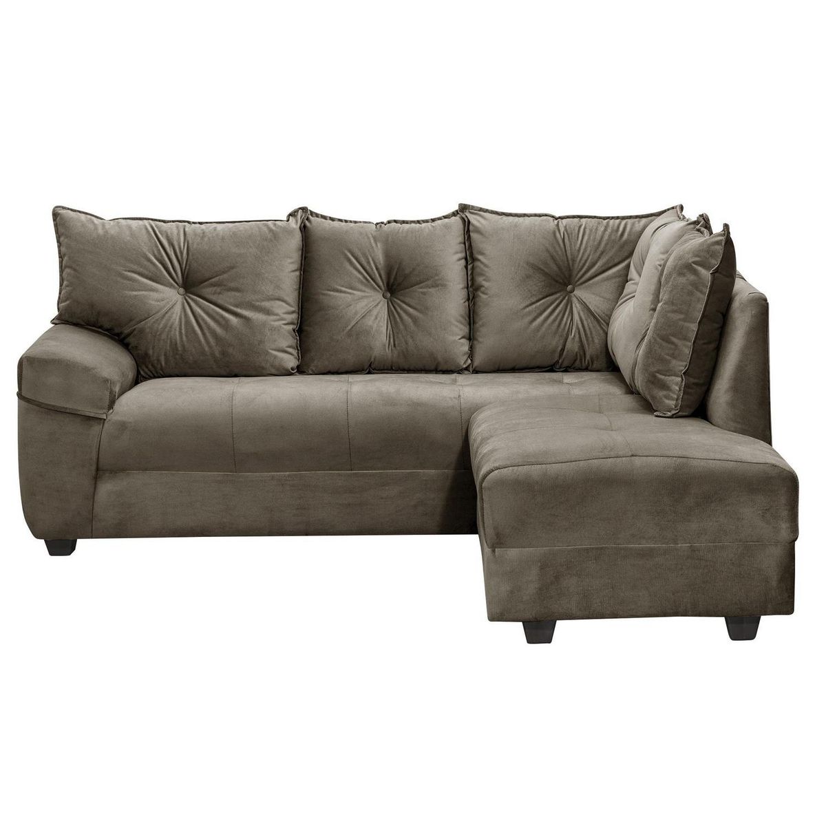 INTERMUEBLES - Sofá Seccional 5 cuerpos Australia 202x97x180 cm Chocolate