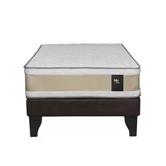 JUST HOME COLLECTION - Cama 1,5 plazas chocolate