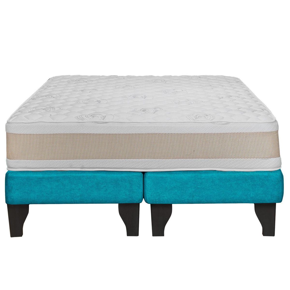 JUST HOME COLLECTION - Cama 2 plazas Europea Comfort Gold Calipso