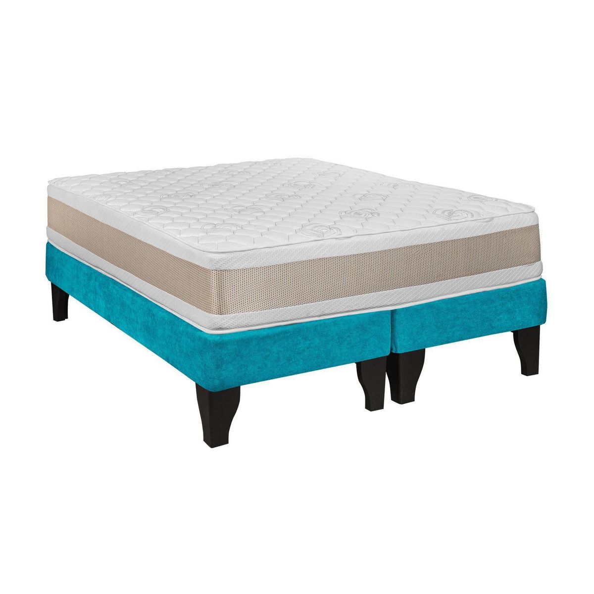 JUST HOME COLLECTION - Cama 2 plazas Europea Comfort Gold Calipso