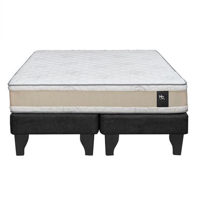 Cama 2,0 plazas negro