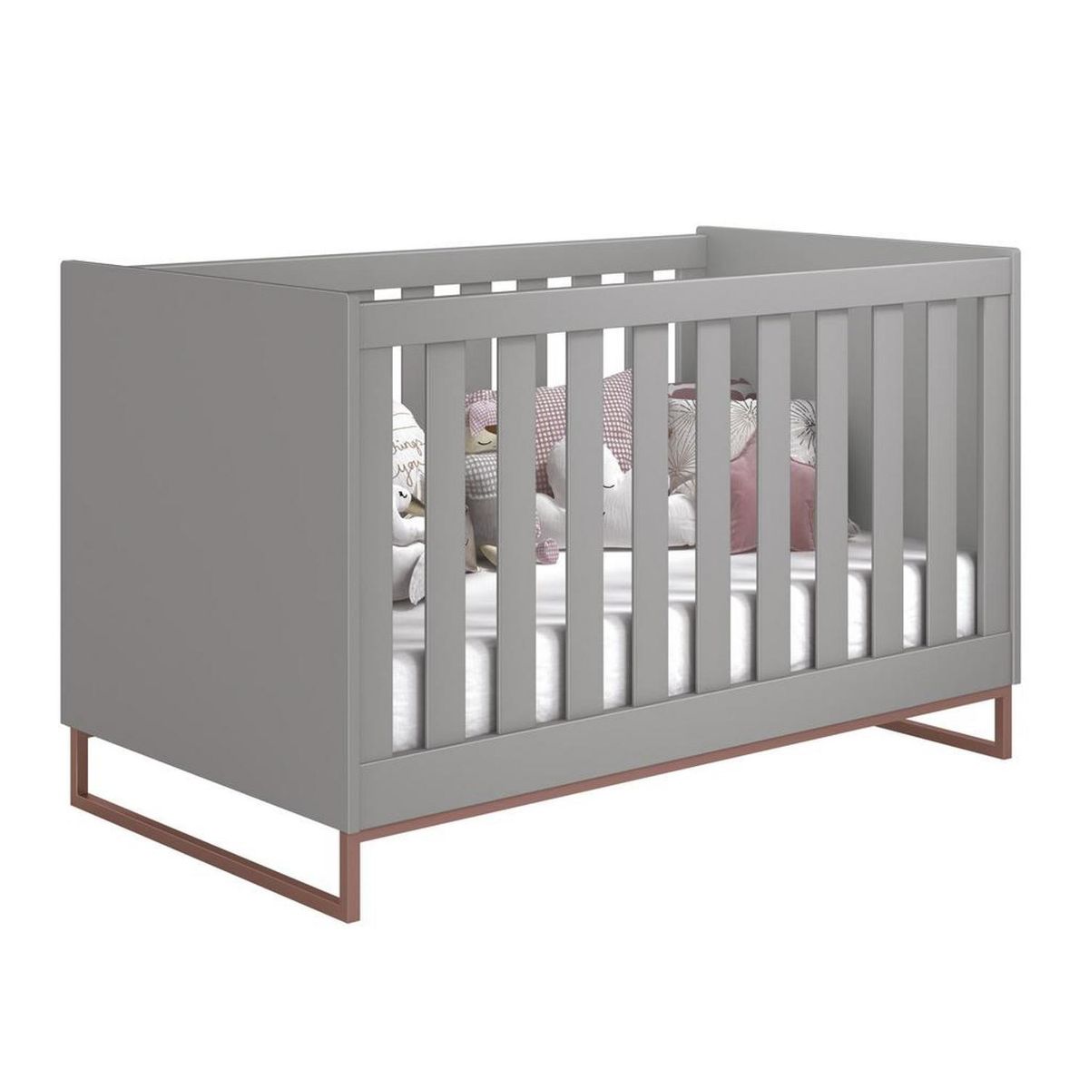 KIDSCOOL - Cuna Noah 15245 Gris 100x76x134 cm