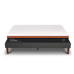 CIC - Cama 2 Plazas Europea Curve Bee Comfort Blanco/Gris/Naranjo