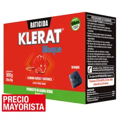 KLERAT - Raticida en bloque 500 gr