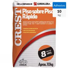 CREST - Adhesivo Cerámica Piso Superficie Rígido 10 kg
