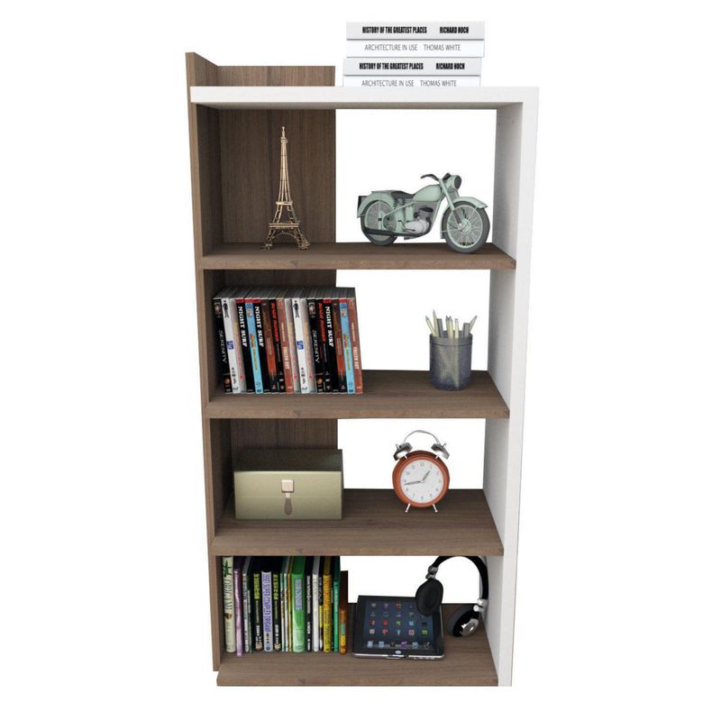 BE DESIGN - Estante Sense MDF 4 Nivel(es) 60x120x31.5 cm Blanco