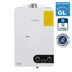 JUNKERS - Calefont Gas Licuado 12 Litros Tiro Forzado Microturbina