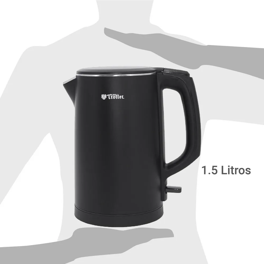 Albin Trotter AT-MD Dampf 3 1.5 L Negro, foto 6