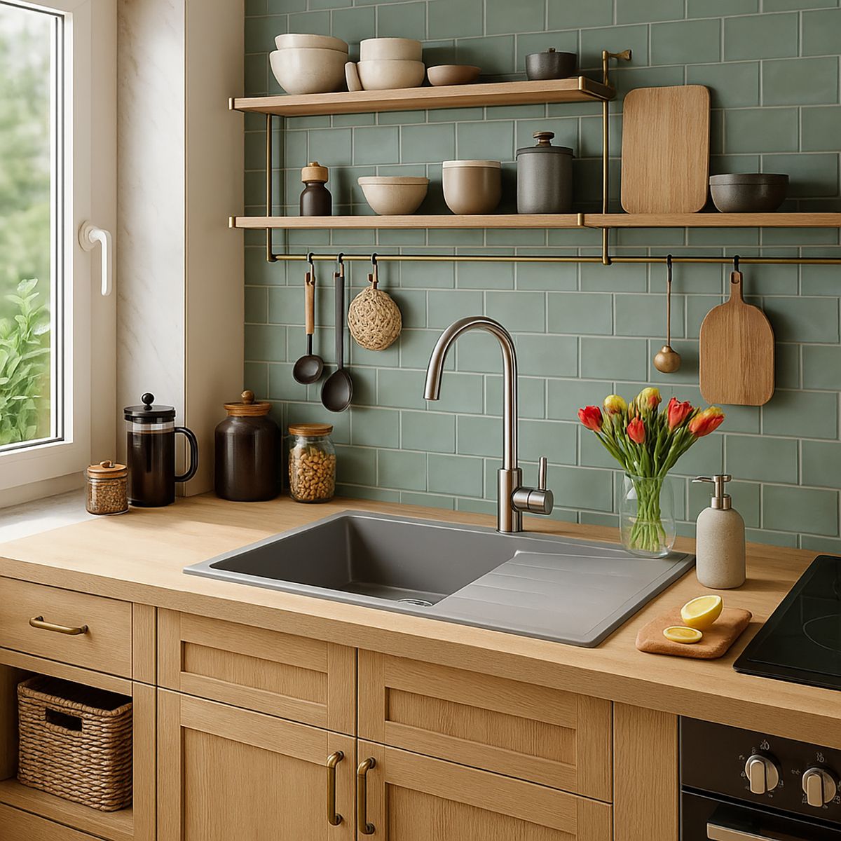 TEKA - Lavaplatos Empotrado 1 Cubeta(s) 86x20x51 cm Cuarzo