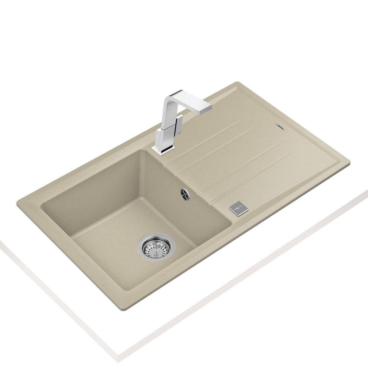 TEKA - Lavaplatos Empotrado 1 Cubeta(s) 86x20x51 cm Cuarzo