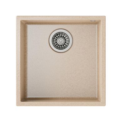 Lavaplatos 44 x 44 x 20, Bajo cubierta, Granito Beige