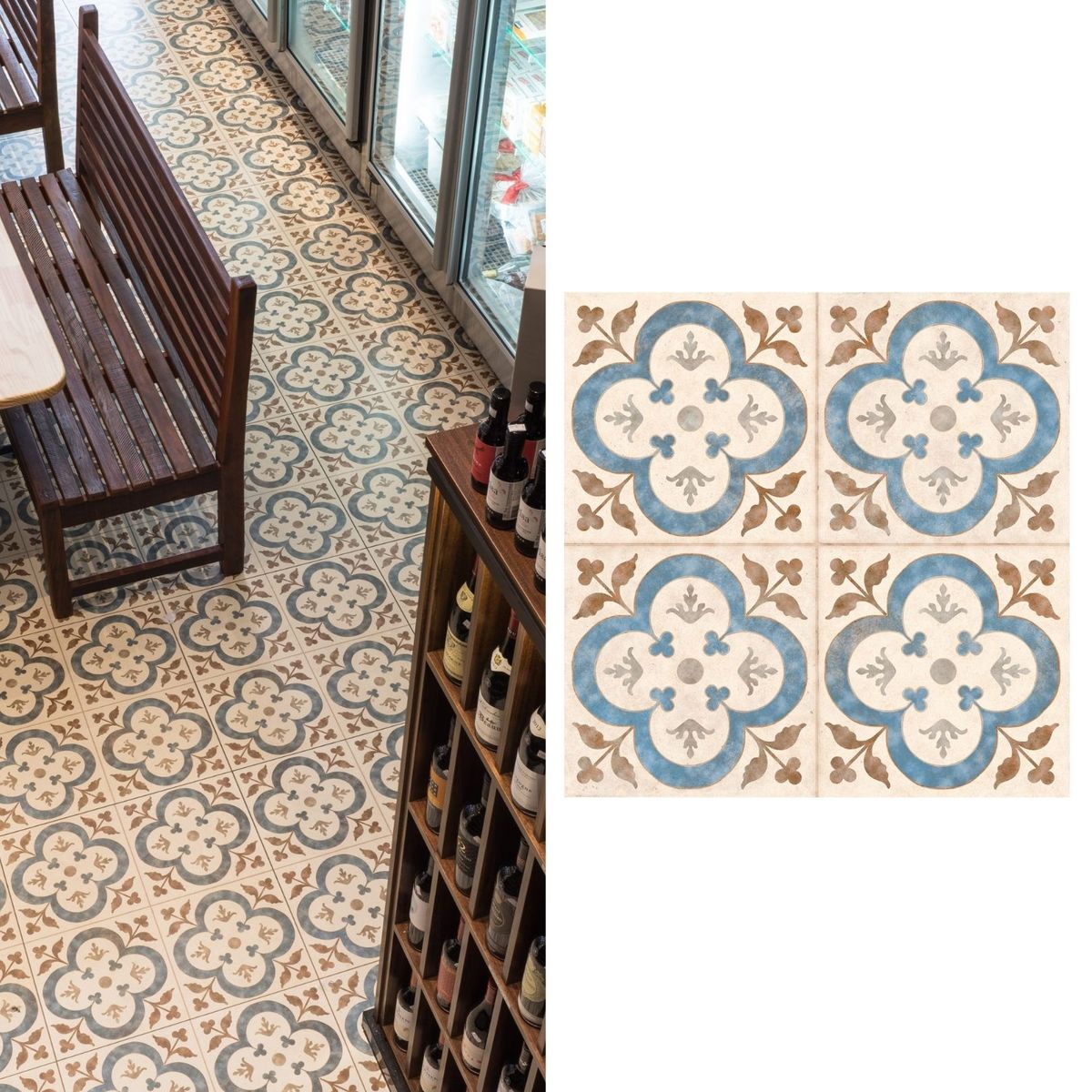 EMBRAMACO - Cerámica 60x60 cm Catedrally Multicolor 2.56 m2