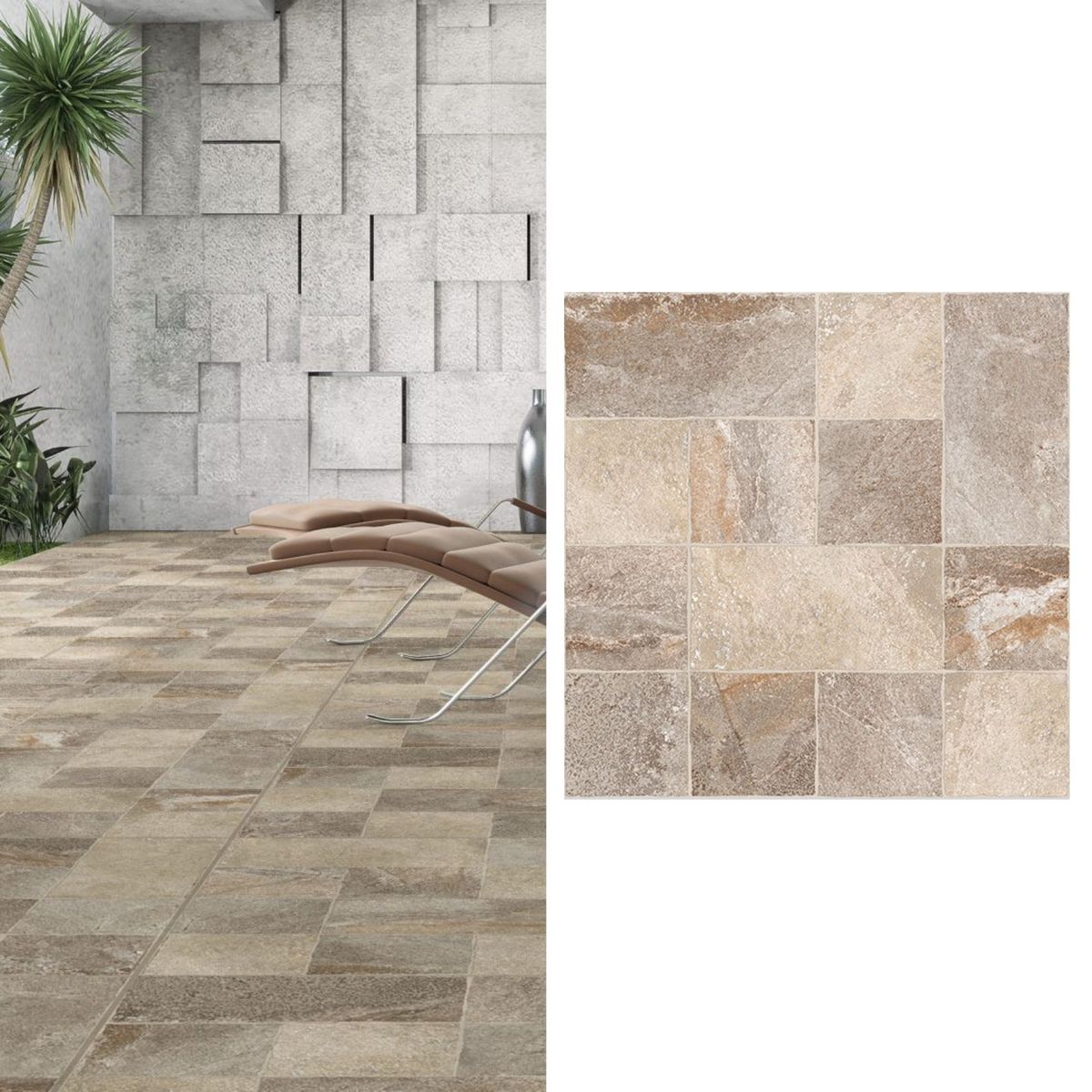 EMBRAMACO - Cerámica 60x60 cm Pavia Beige 2.58 m2
