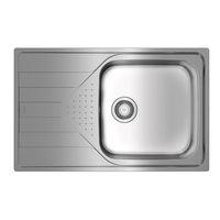 Lavaplatos 1 Cubeta(s) 79x17.5x50 cm Acero inoxidable