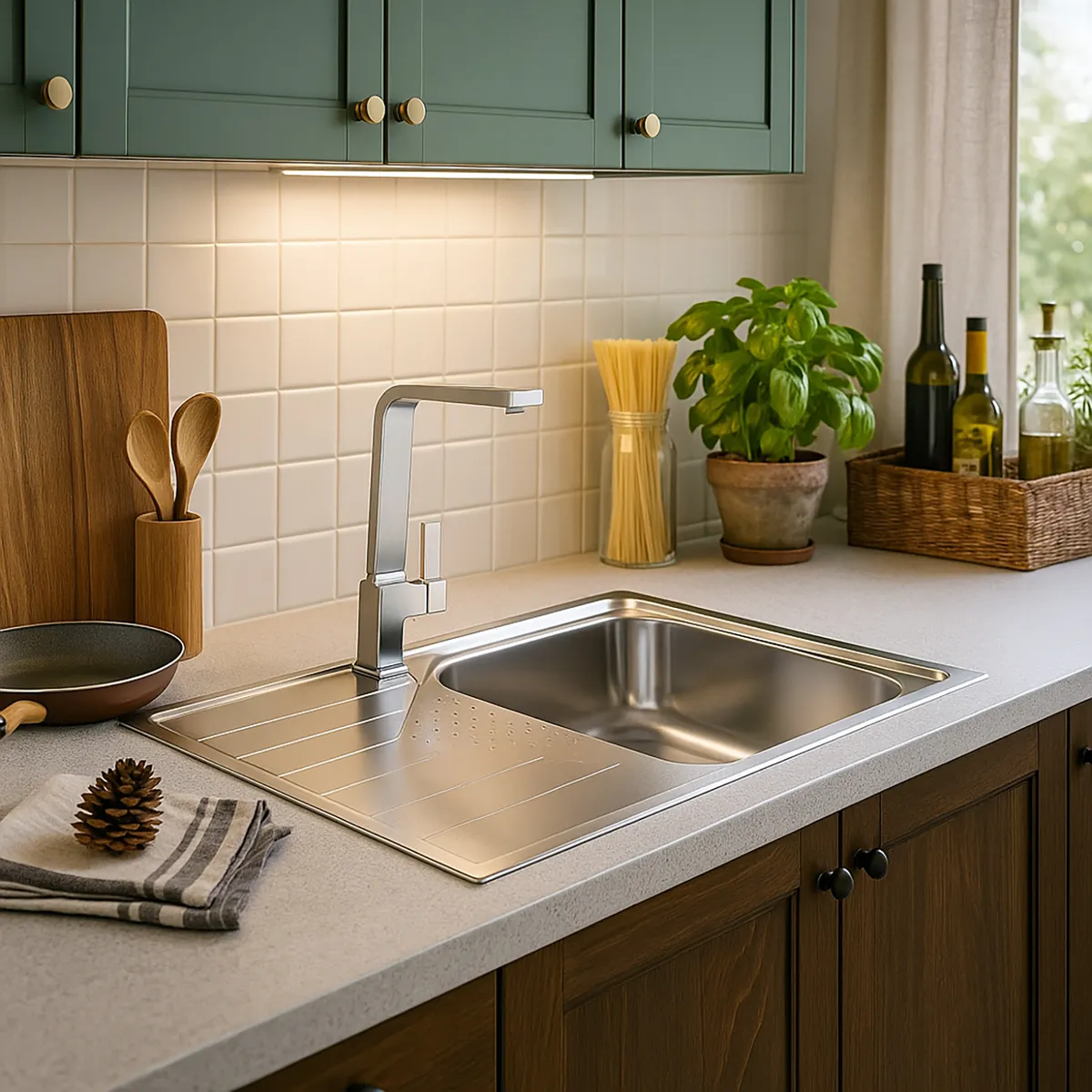 TEKA - Lavaplatos 1 Cubeta(s) 79x17.5x50 cm Acero inoxidable