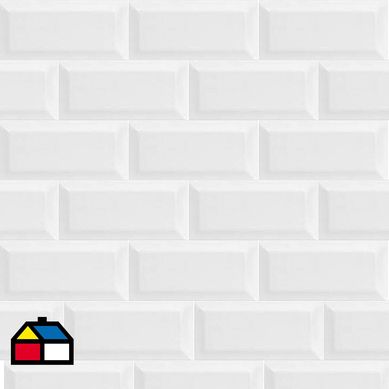 Cermica muro 7.5x15 ice retro white 1,53 m2