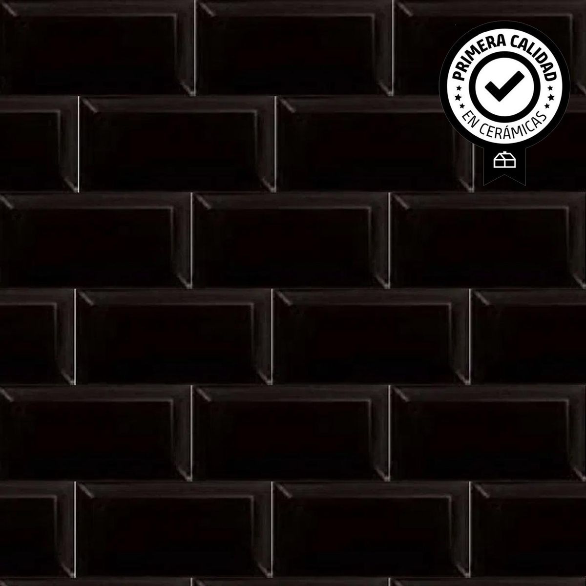 KLIPEN - Cerámica 7.5x15 cm Ice retro Negro 1.53 m2