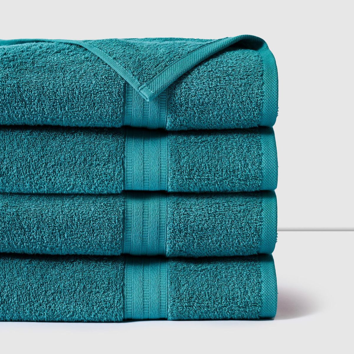 AMERICAN FAMILY - Toalla Baño  450 gr Algodón 76x160 cm Turquesa