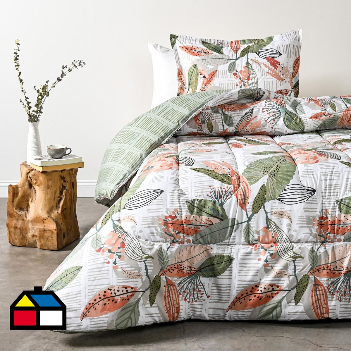 CANNON - Plumón 1.5 plazas Visque Multicolor 