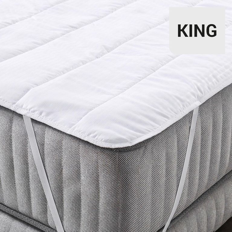Cubrecolchón King Blanco