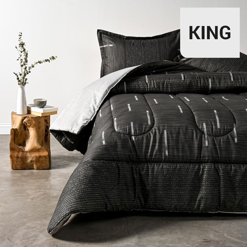 CANNON - Plumón microfibra estampado hempton king