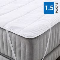 Cubrecolchón 1.5 plazas Blanco