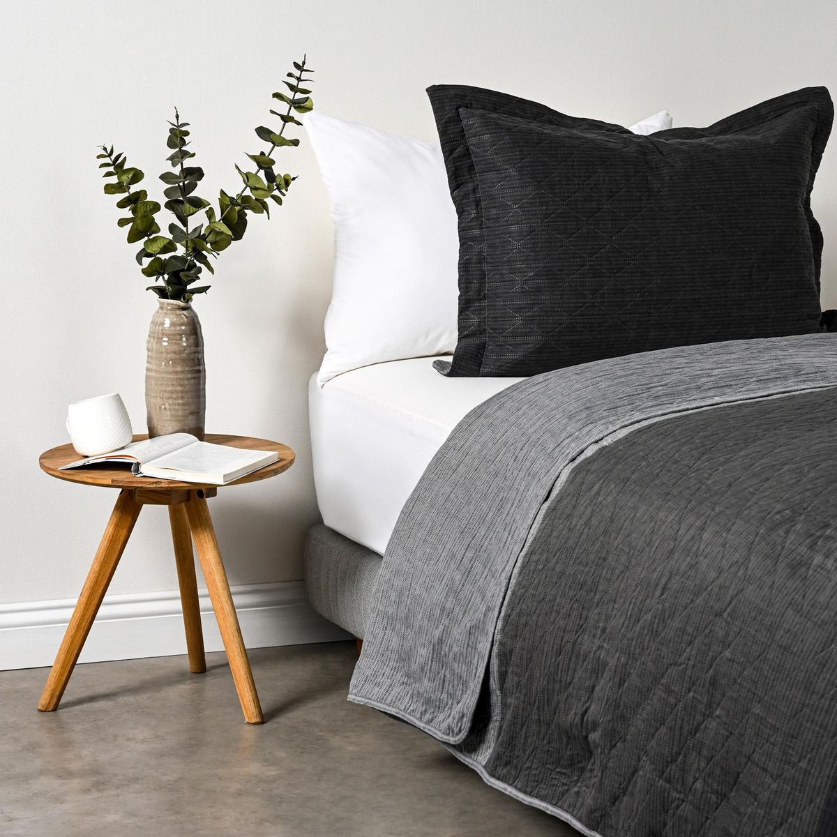 AMERICAN FAMILY - Cubrecama Quilt 1.5 plazas Tiedye Negro 