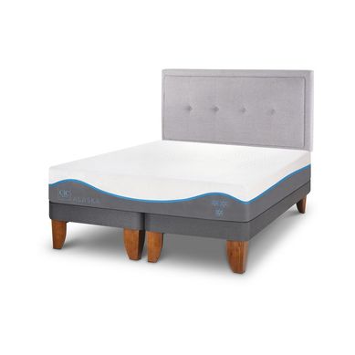 Cama europea Alaska 2 plazas  + Muebles