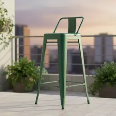 IDETEX - Set 2 Taburetes Vintage 94x30x30 cm