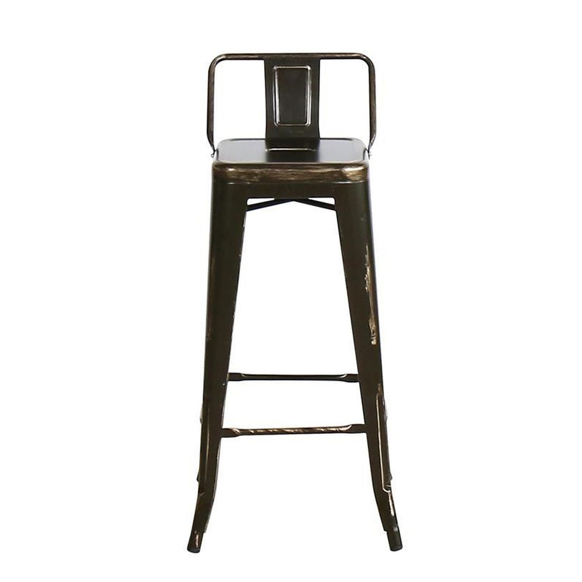 IDETEX - Set 2 Taburetes Vintage Café 94x30x30 cm