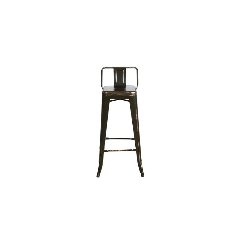 IDETEX - Set 2 Taburetes Vintage Café 94x30x30 cm