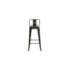 IDETEX - Set 2 Taburetes Vintage Café 94x30x30 cm
