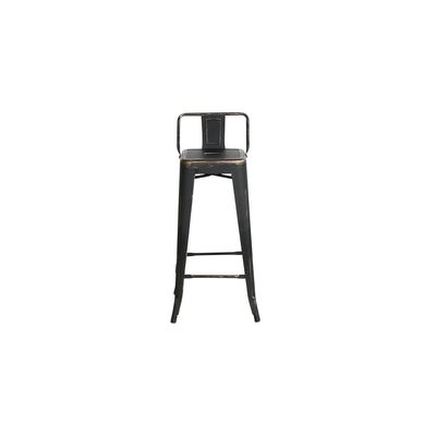 Set 4 taburete Vintage negro