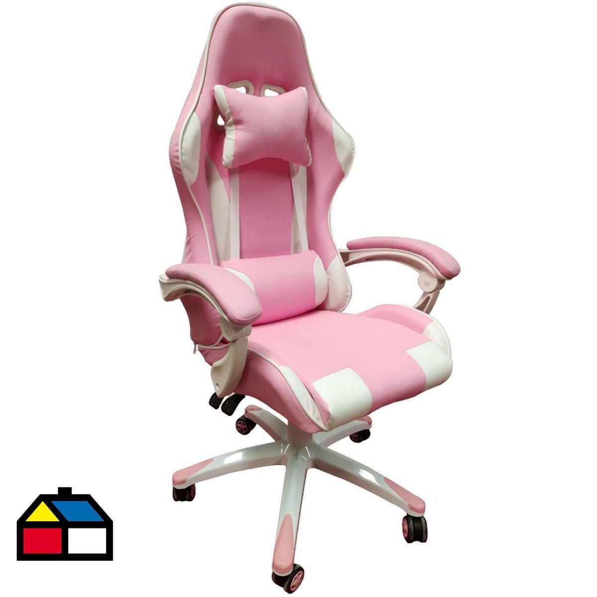IDETEX - Silla Escritorio Gamer Berni Rosado