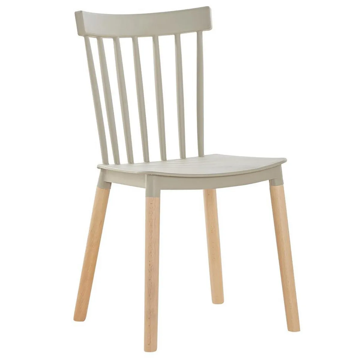 IDETEX - Pack 4 Sillas Style Beige 83x43x42 cm